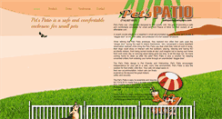 Desktop Screenshot of petspatio.com